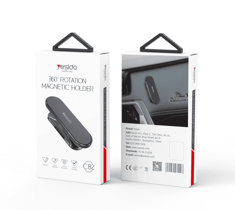 Yesido 360 Degree Rotating Car Mini Wall C82