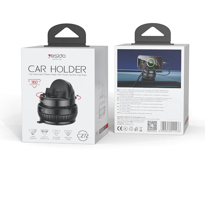Yesido 360 Rotation One-touch Phone Holder C272