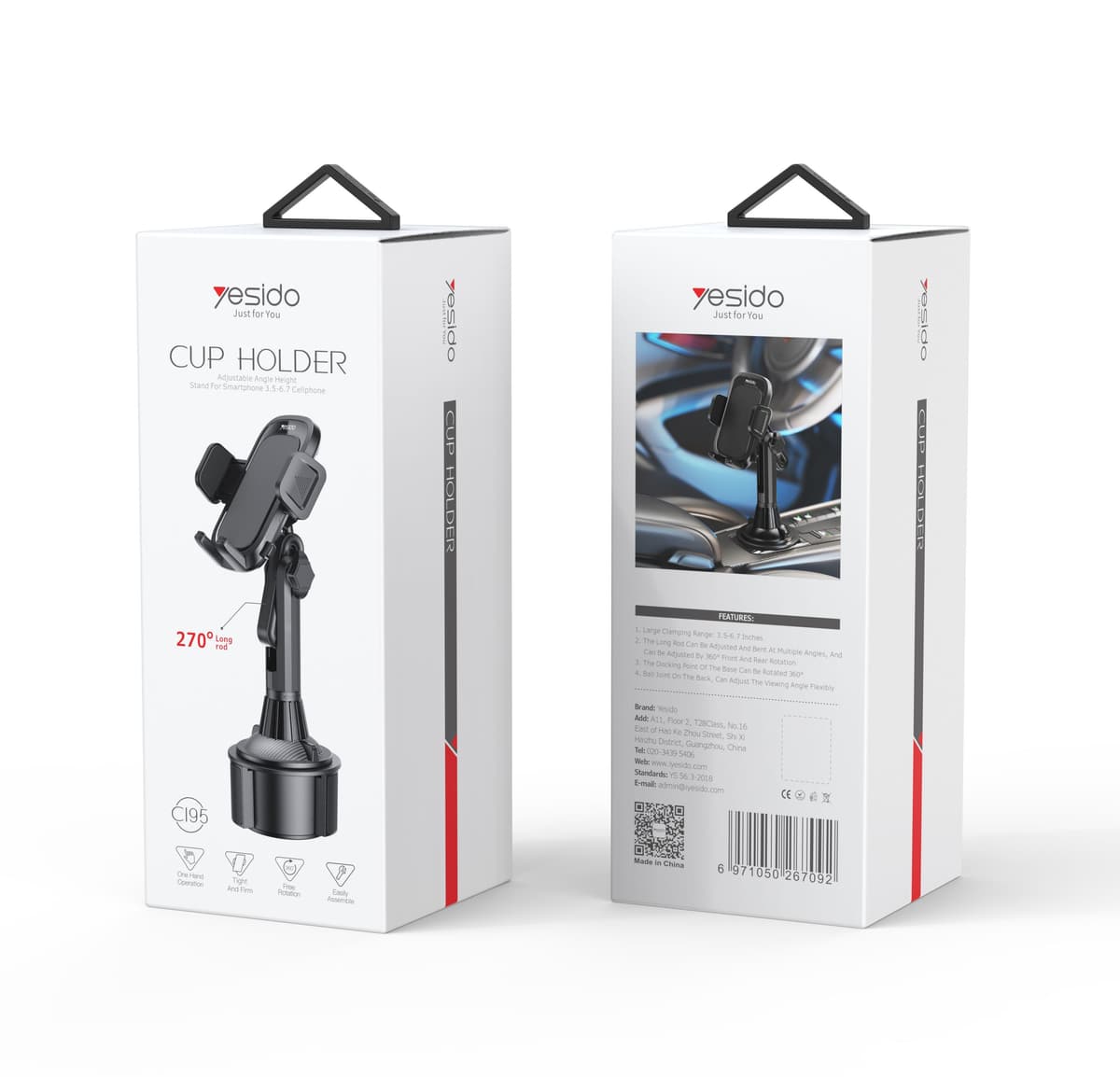 Yesido Mobile Phone Holder C195 - صورة 2